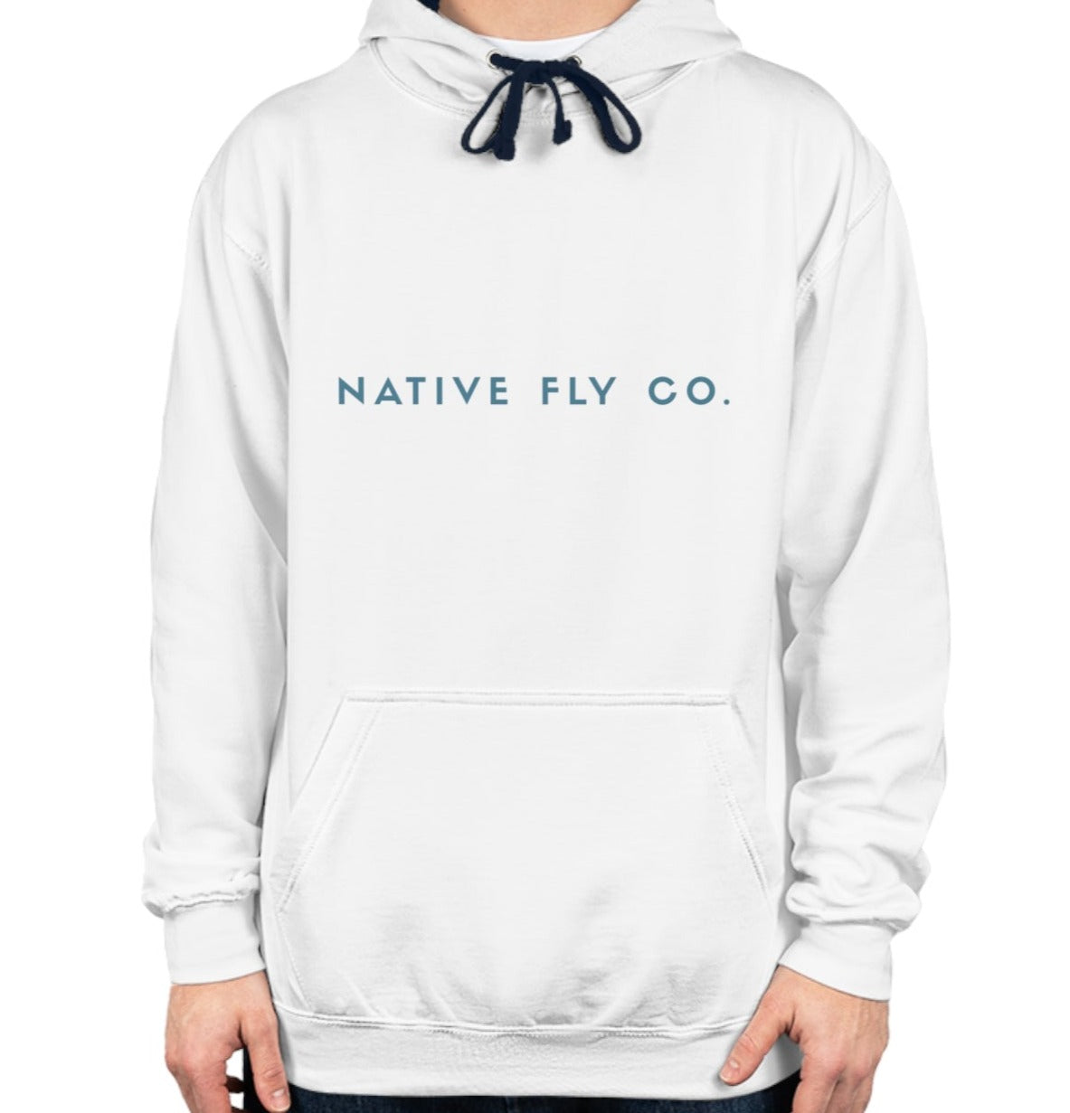 Native Fly Co - White Hoodie