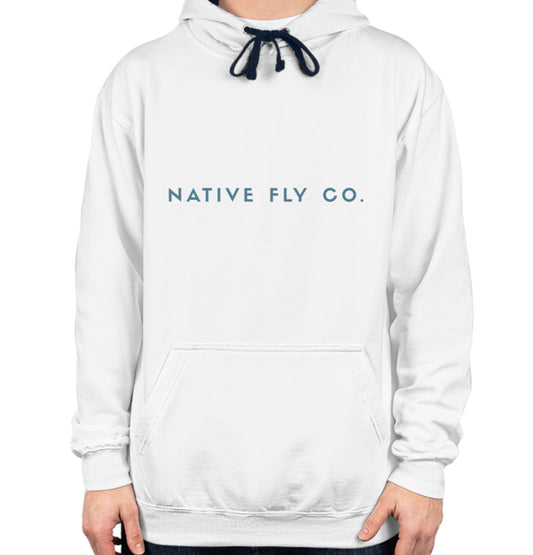 Native Fly Co - White Hoodie