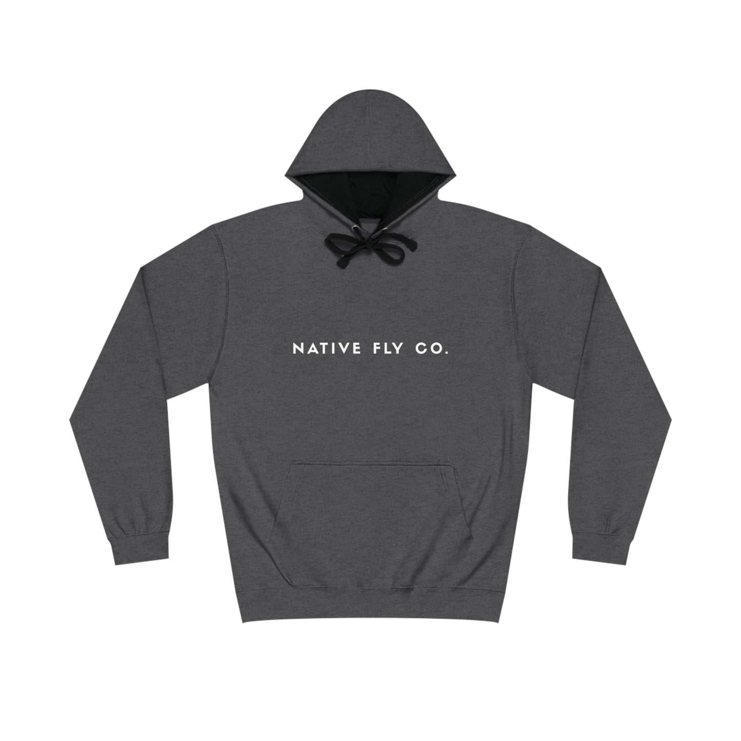 Native Fly Co - Charcoal Hoodie