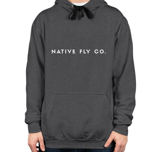 Native Fly Co - Charcoal Hoodie